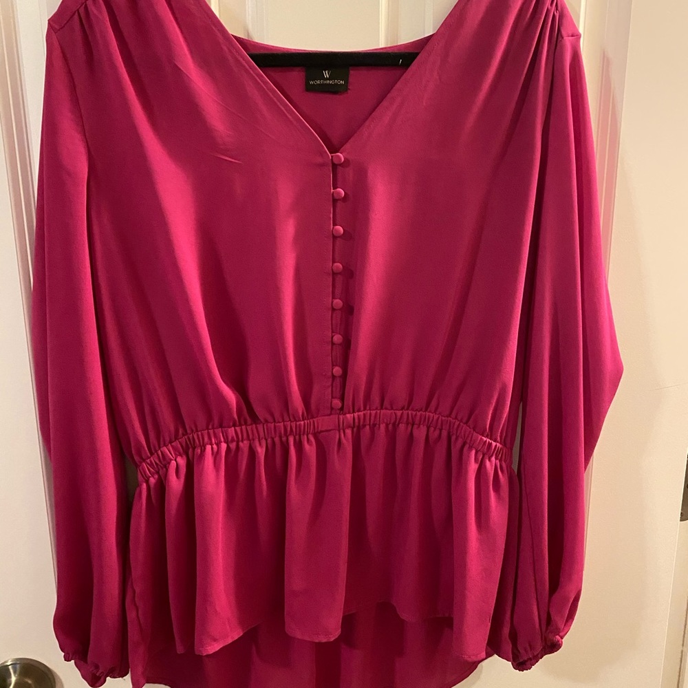 Hot Pink Blouse